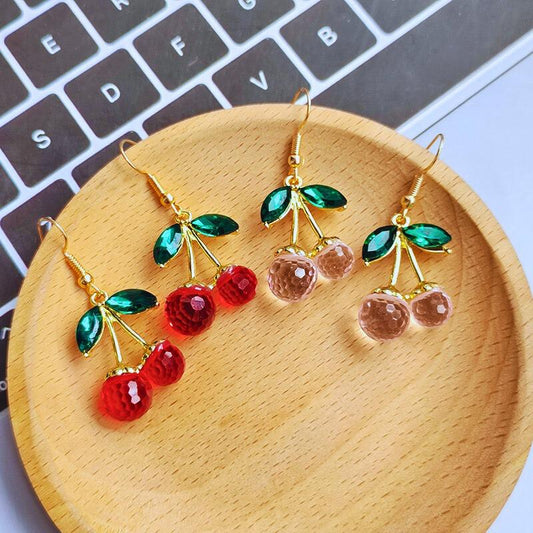 cute sweet cherry earring